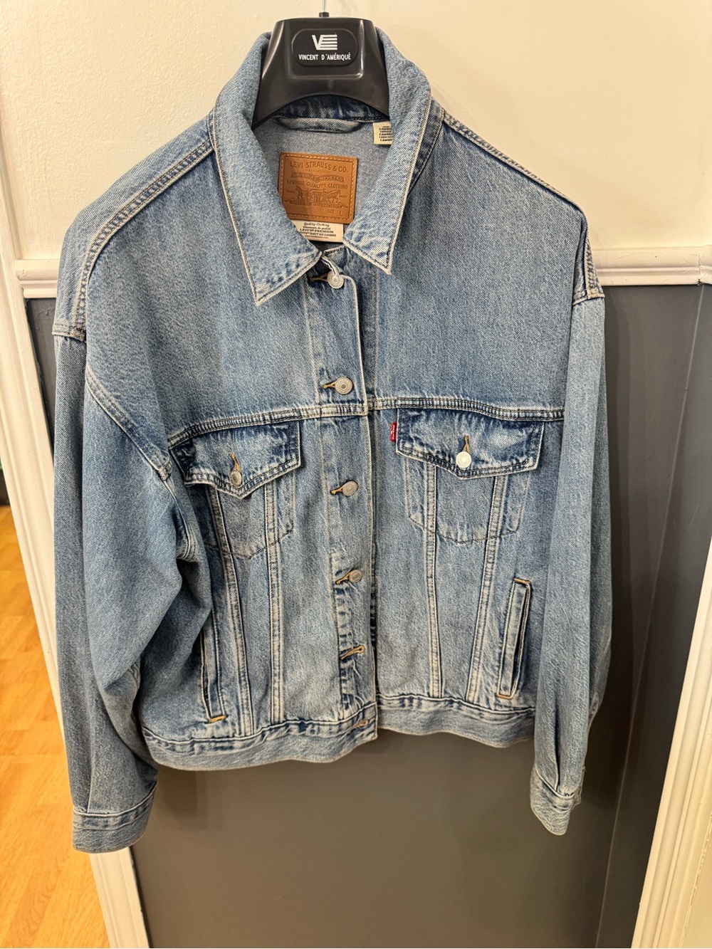Levi's denim jacket - subcategory classification